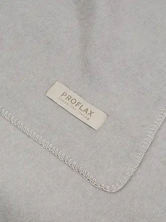 PROFLAX | Couverture - Plaid PROFLAX FLEECE 160x200cm Secret Ecru | hellgrau